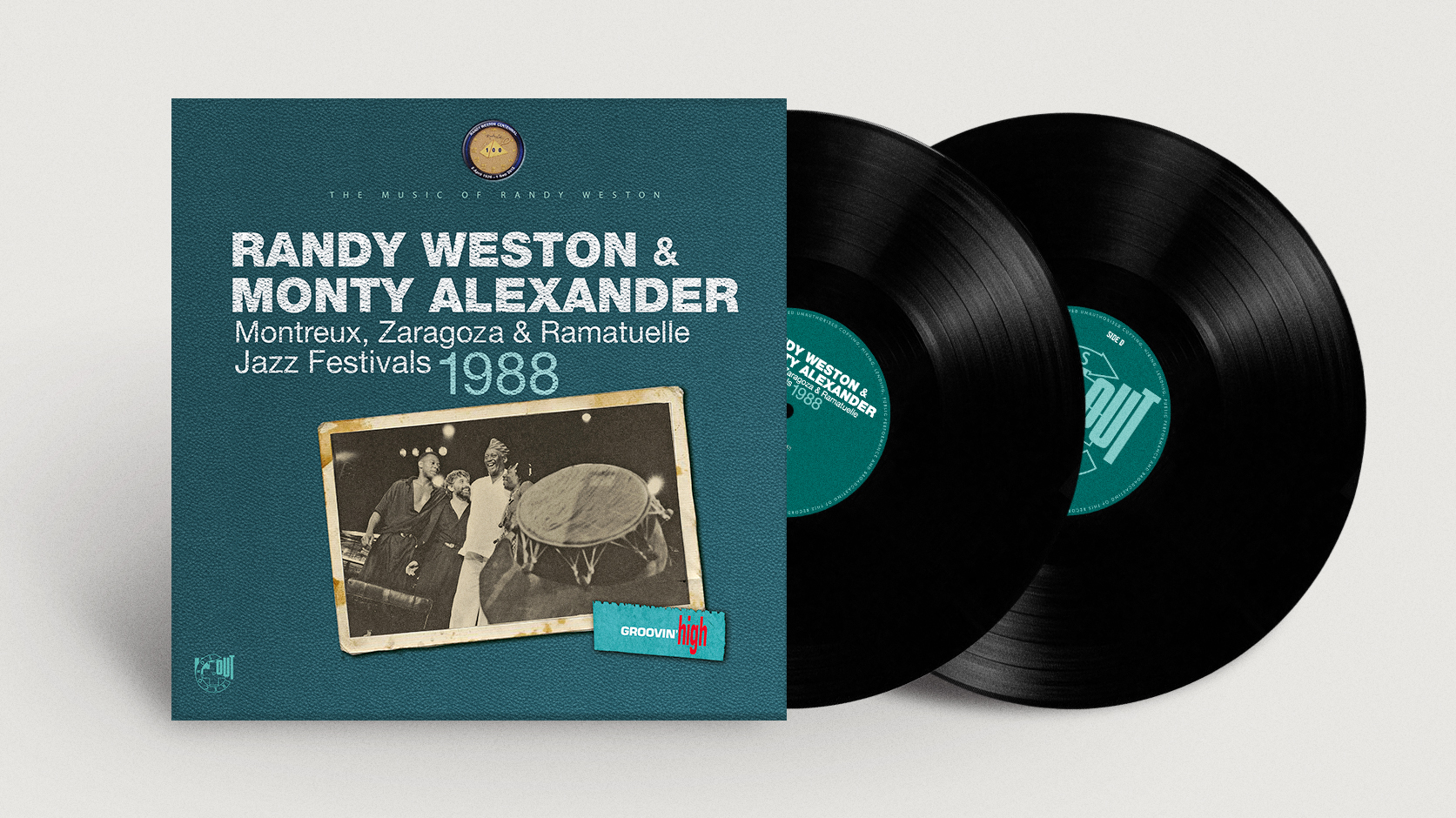 Randy Weston & Monty Alexander — Montreux, Zaragoza & Ramatuelle Jazz Festivals 1988 release artwork
